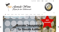 Desktop Screenshot of genialeweine.com